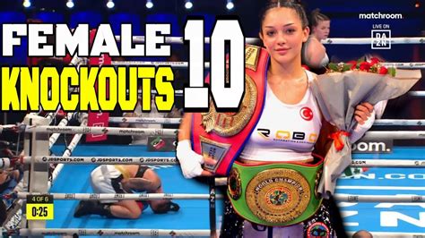 The Greatest Knockouts By Female Boxers YouTube