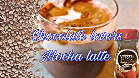 Easy Homemade Mocha Latte With Instant Coffee And Cocoa Powder Youtube