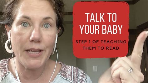 Talk To Your Babystep 1 Of Teaching Your Child To Read Youtube