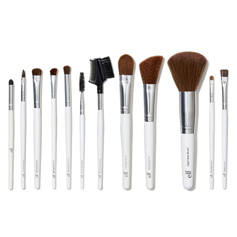 12 Piece Complete Makeup Brush Set Elf Cosmetics Uk Cruelty Free