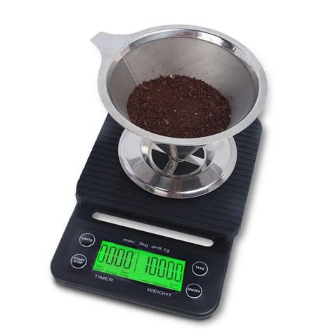 3kg 01g Coffee Scale Timer Digital Kitchen Weight Scale Electronic