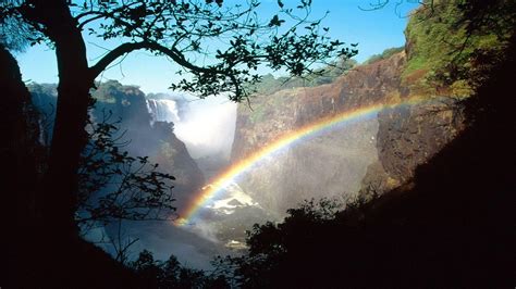 Desktop Wallpapers Waterfalls With Rainbow 34 Images