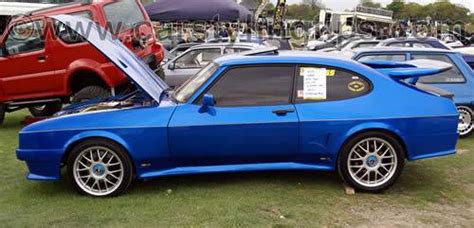 Ford Capri With Wide Bodykit And Alloy Wheels