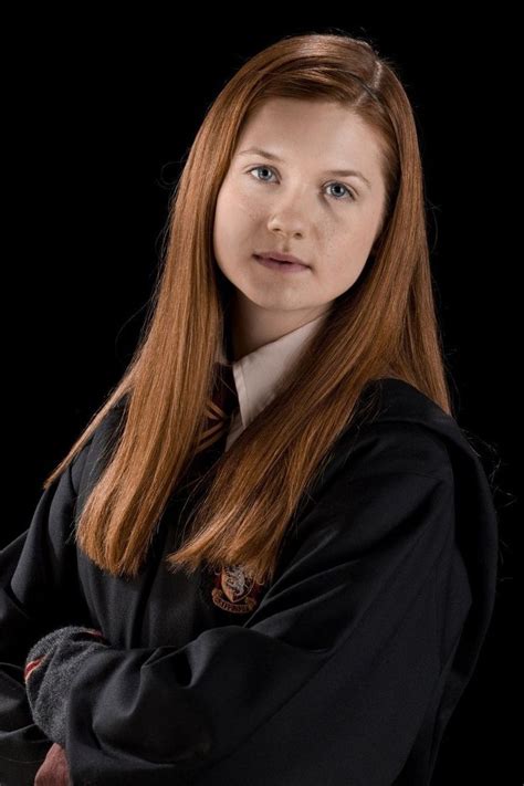 Bonnie Wright And Poppy Miller As Ginny Weasley Harry Potter Ginny