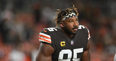 Browns Myles Garrett Expected To Be Discharged From Hospital Monday After Car Crash News