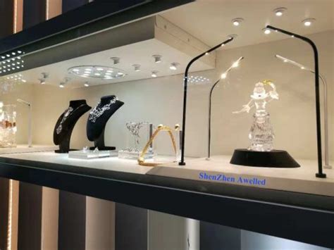 Jewelry Showcase Led Lighting Layout On Lighting In Jewelry Stores