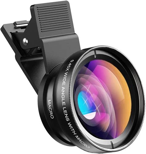 Amazon Com APEXEL Universal Phone Cameras Lens Kit 0 45X Wide Angle