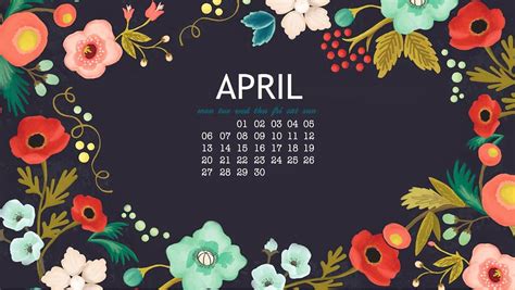 April 2020 Desktop Backgrounds Calendar Wallpaper Backgrounds