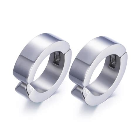Stainless Steel Stud Earrings Cool Jewelry Gift For Men And Women In