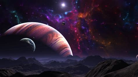 Download Wallpaper 2560x1440 Clouds Fantasy Space Landscape