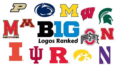 Big 10 Team Logos