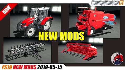 Fs19 New Mods 2019 05 15 Review Youtube