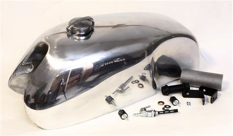 Cafe Racer Tank Alloy With Fixings And Transfers