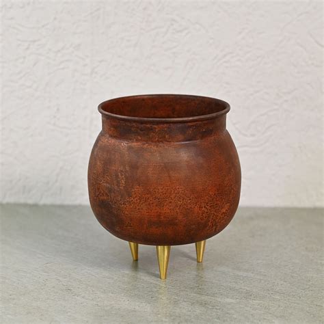 Rust Small Indoor Pot Planter Mora Taara