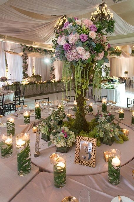 Garden Theme Wedding Enchanted Forest Wedding Wedding Centerpieces