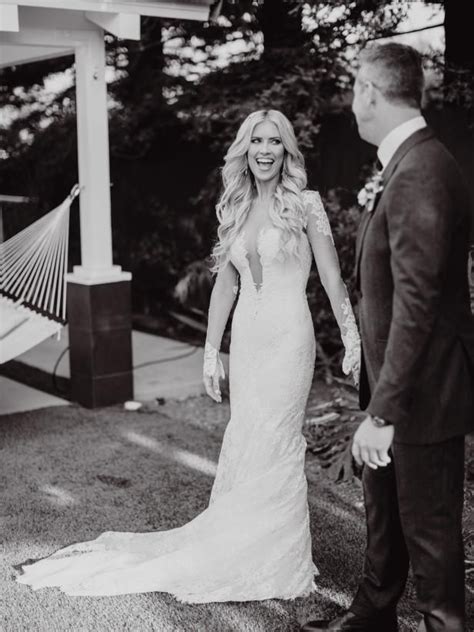 Designers design and should be able to show why you paid them for the help. Christina Anstead's Beautiful Backyard Wedding | Christina ...