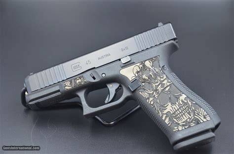 Custom Glock Model 45 With Laser Engraved Frame