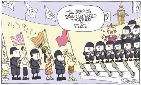 Political Cartoon On 2012 Summer Olympics Commence By Joel Pett