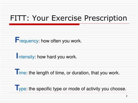 Ppt Fitt Principle And Cardio Workout Plan Powerpoint Presentation Id