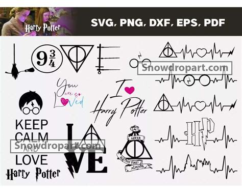 20 Harry Potter Love Svg Bundle Harry Potter Svg Always Svg