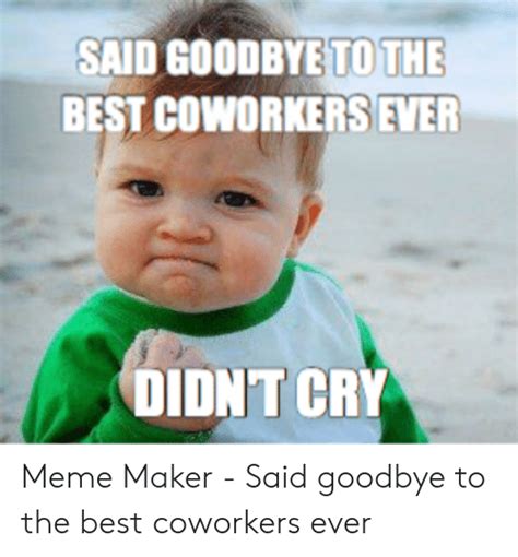 Joe biden response to president obama at the farewell speech. Leaving Coworker Funny Goodbye Memes