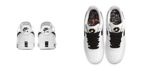 Black textured swooshes on the side panels, black branding on the tongue and heels, and a full sail rubber sole unit finish off the design on this air jordan 1 low that will be dropping in the near. G-DRAGON x Nike Air Force 1 Low - Para-noise White ...