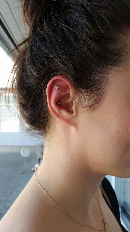 The 25 Best Outer Conch Piercing Ideas On Pinterest Ear Peircings Ear Piercing Places And Rook