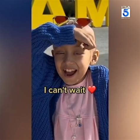 8 year old cancer patient fulfills dream of becoming a l a rams cheerleader bit ly