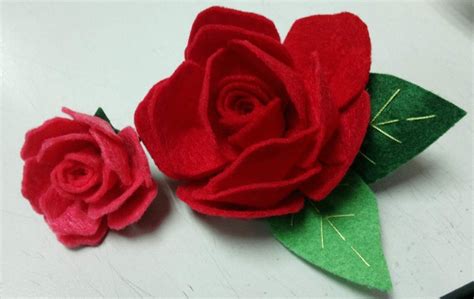 Felt Roses · A Flowers And Rosettes · Needlework Sewing And Felting On