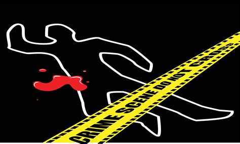 Crime Scene Illustrations Royalty Free Vector Graphic