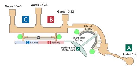 Map Of Dca Parking