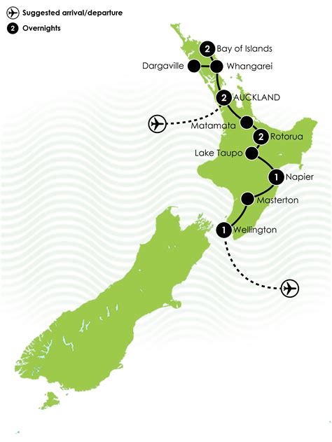 Ultimate North Island Escape Itinerary Grand Pacific Tours