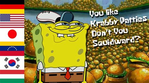 Spongebob You Like Krabby Patties Dont You Squidward