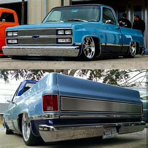 Two Tone Silverado A 1983 Chevy C10 With A 1990 Blazer Nose Tailgate