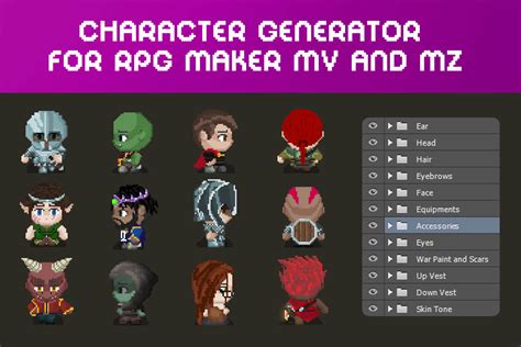 Rpg Character Sprite Sheet Generator Craftpix Net