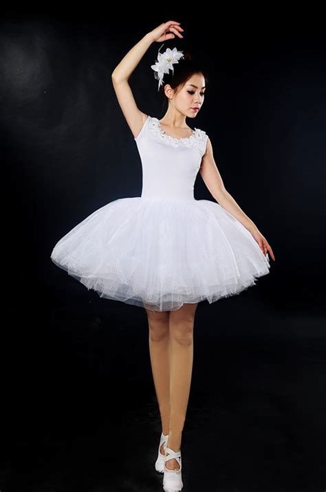 White Color Swan Lake Ballet Costume Pure Professional Ballet Tutu
