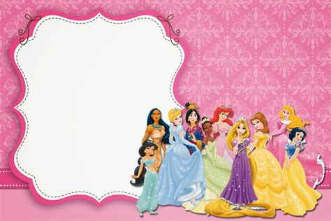 Free Princess Invitation Template Best Of Disney Princess Party Free