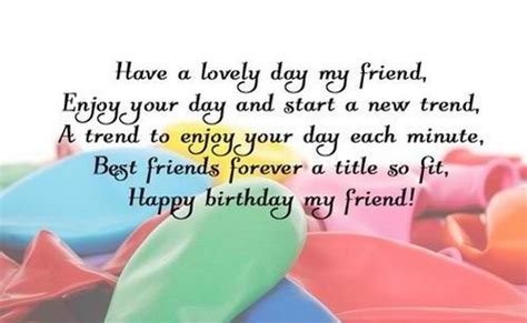 Friends make your birthday special. 105 Birthday Quotes and Wishes for Friend | WishesGreeting