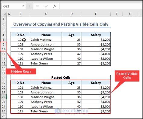 How To Copy And Paste Visible Cells Only In Excel 4 Easy Ways