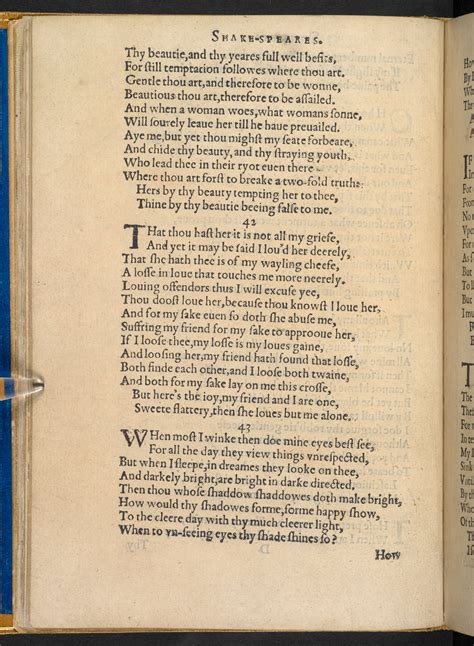 An Introduction To Shakespeares Sonnets The British Library