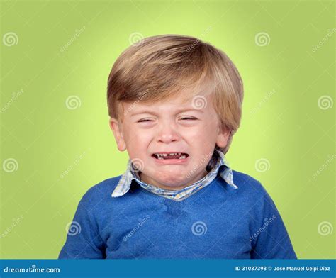 Beautiful Baby Crying Stock Photo Image Of Child Mourn 31037398