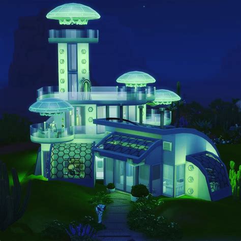 Made A Little Alien House Supernatural Suburb In Ts4 Gallery Id