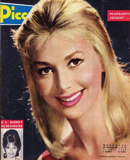 Mireille Granelli Piccolo Magazine 17 July 1960 Cover Photo Belgium