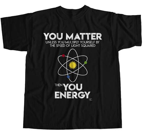 1tee Mens You Matter Science T Shirt Ebay