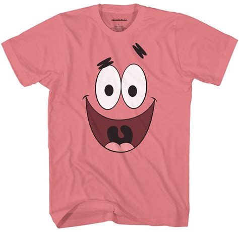 Buy Spongebob Squarepants I Am Patrick Men S Adult Graphic Tee T Shirt Coral Xx Large At