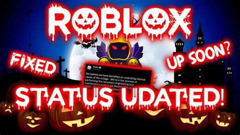 🚨 Roblox Status Updated Coming Soon Roblox Down Status 30 October