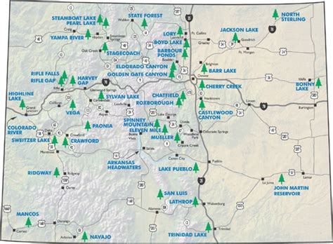 Colorado State Parks Map Printable Map