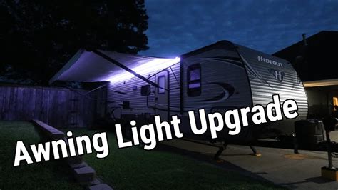 Rv Awning Led Light Strip Replacement Youtube