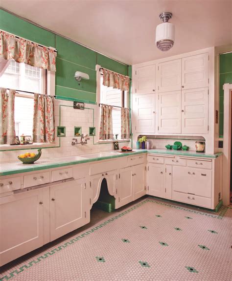 27 Fancy Retro Kitchen 60s To Make Kitchen Look Amazing Art Deco
