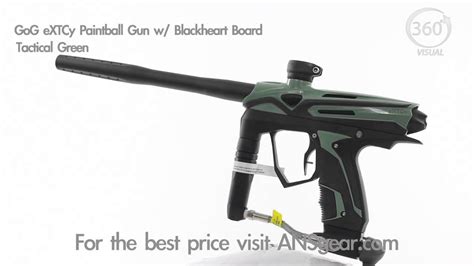 Gog Extcy Paintball Gun W Blackheart Board Tactical Green Visual